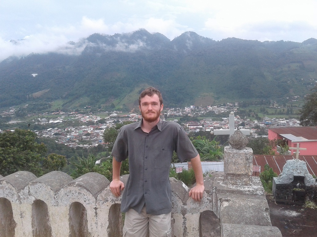 James at Chixim above Tactic, Guatemala